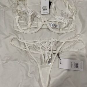 Bluebella Nova peekaboo bra and Bluebella Nova Thong. Never worn.